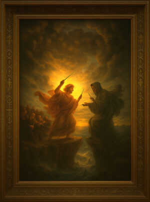 Duet at the Edge of the Abyss                                             When Life Raised Its Baton Against Death