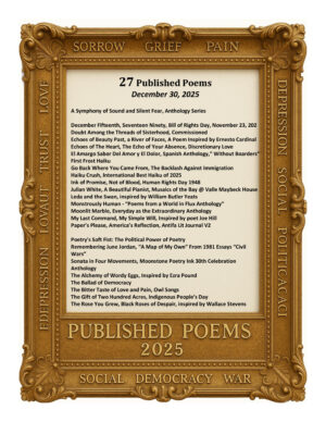 27 Published Poems as of December 30, 2025
