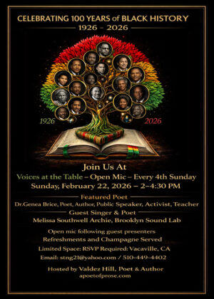 Voices at the Table- Black Histroy Celebration Flyer